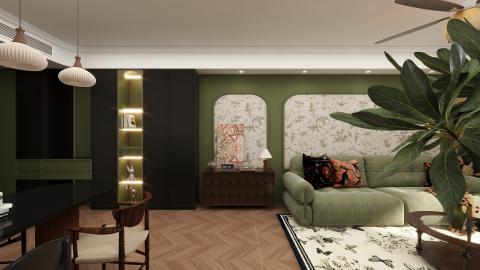 南洋中古風(fēng)河濱森林