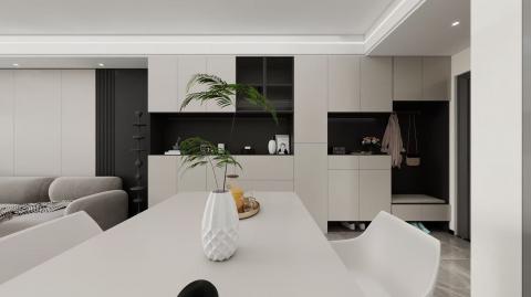 簡約中藏暖意的現(xiàn)代簡約風(fēng)